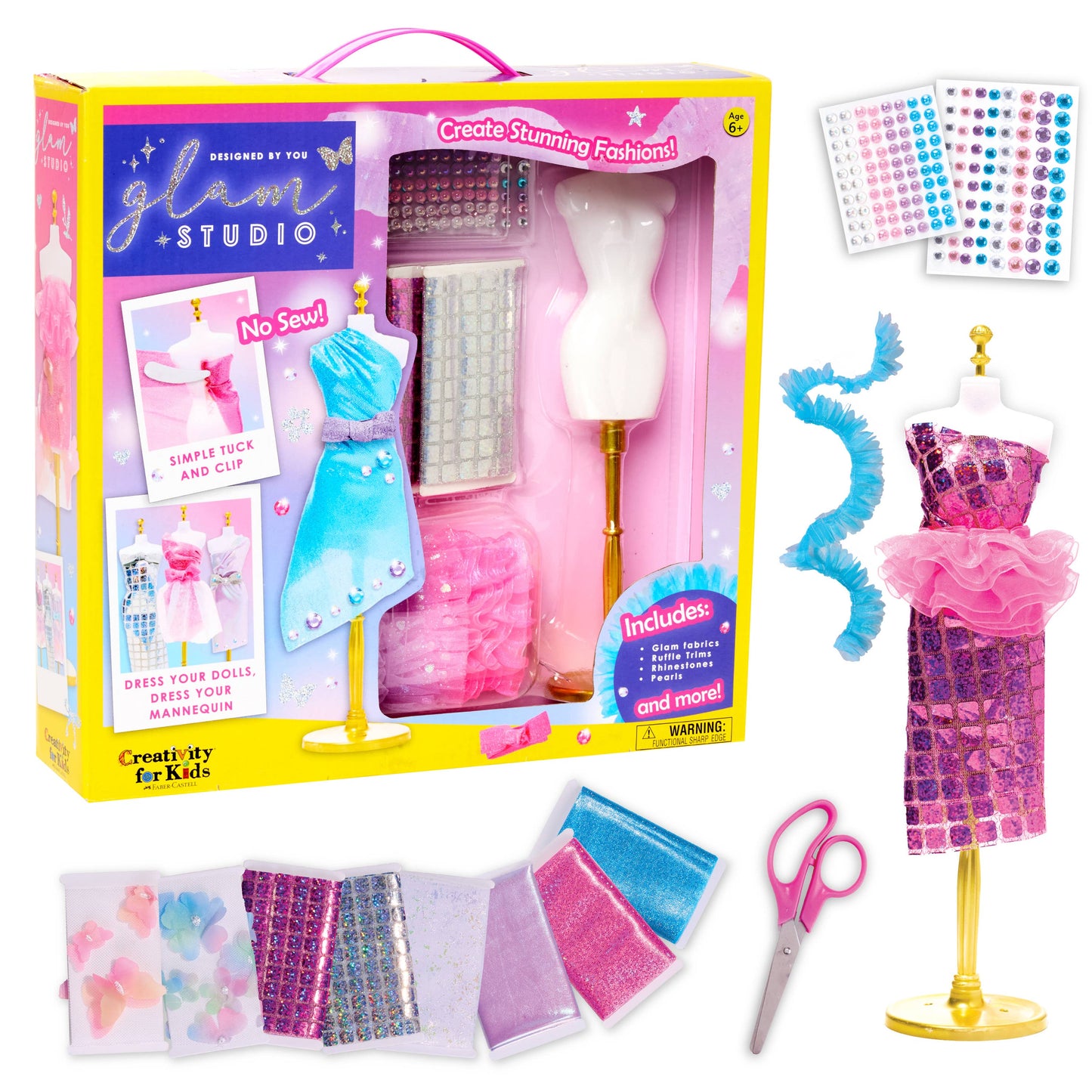Designed By You Glam Fashion Design Studio Craft Kit