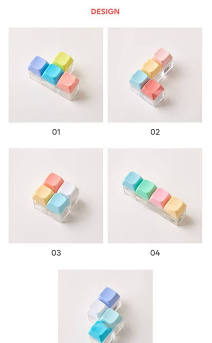 Pastel LED Tetris Clicker Keyboard