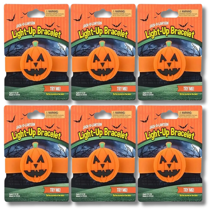 Pumpkin Light & Glow Up Snap Bracelet
