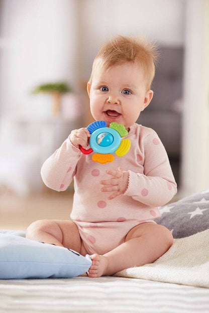 Blossom Plastic Baby Rattle & Teething Toy