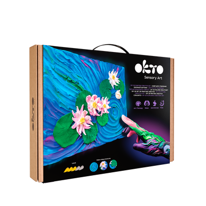 OKTO Sensory Art 3D Painting - Water Lilies
