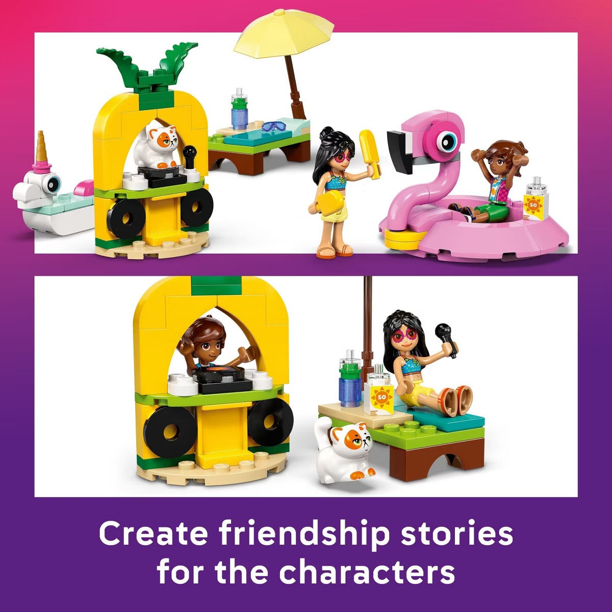 LEGO Friends Unicorn & Flamingo Pool Party