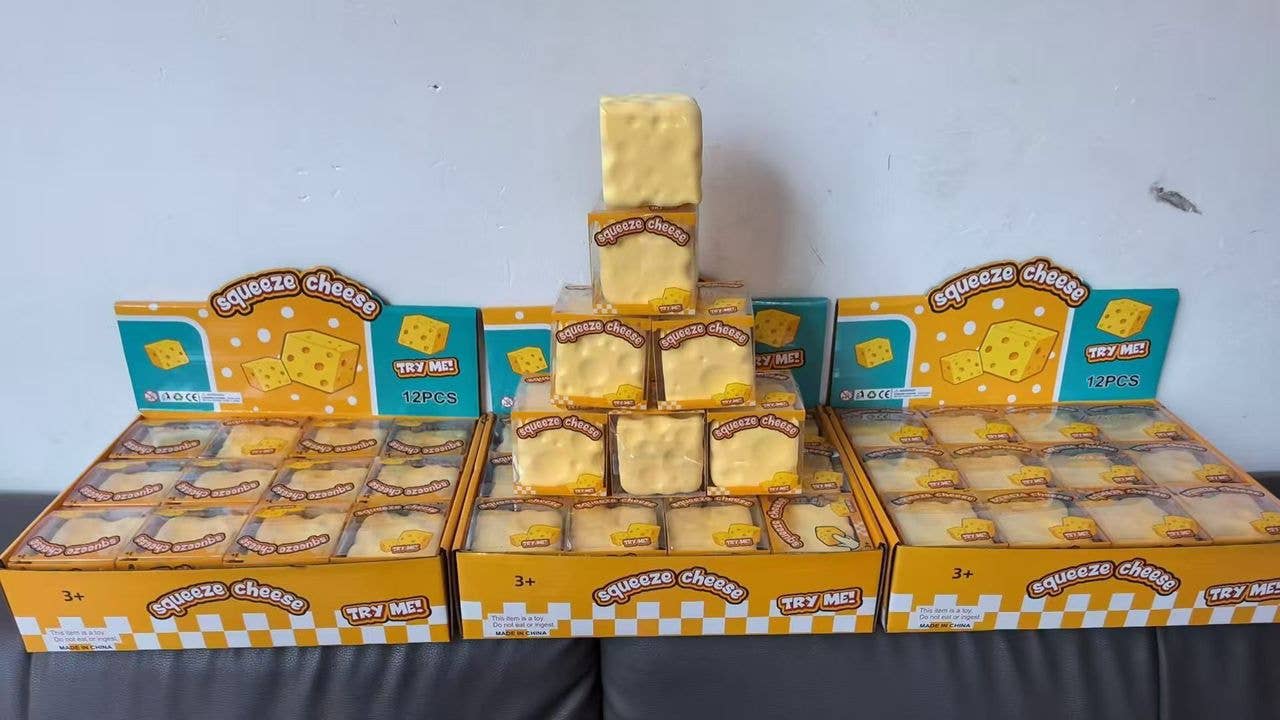 Cheese Cube Squishy