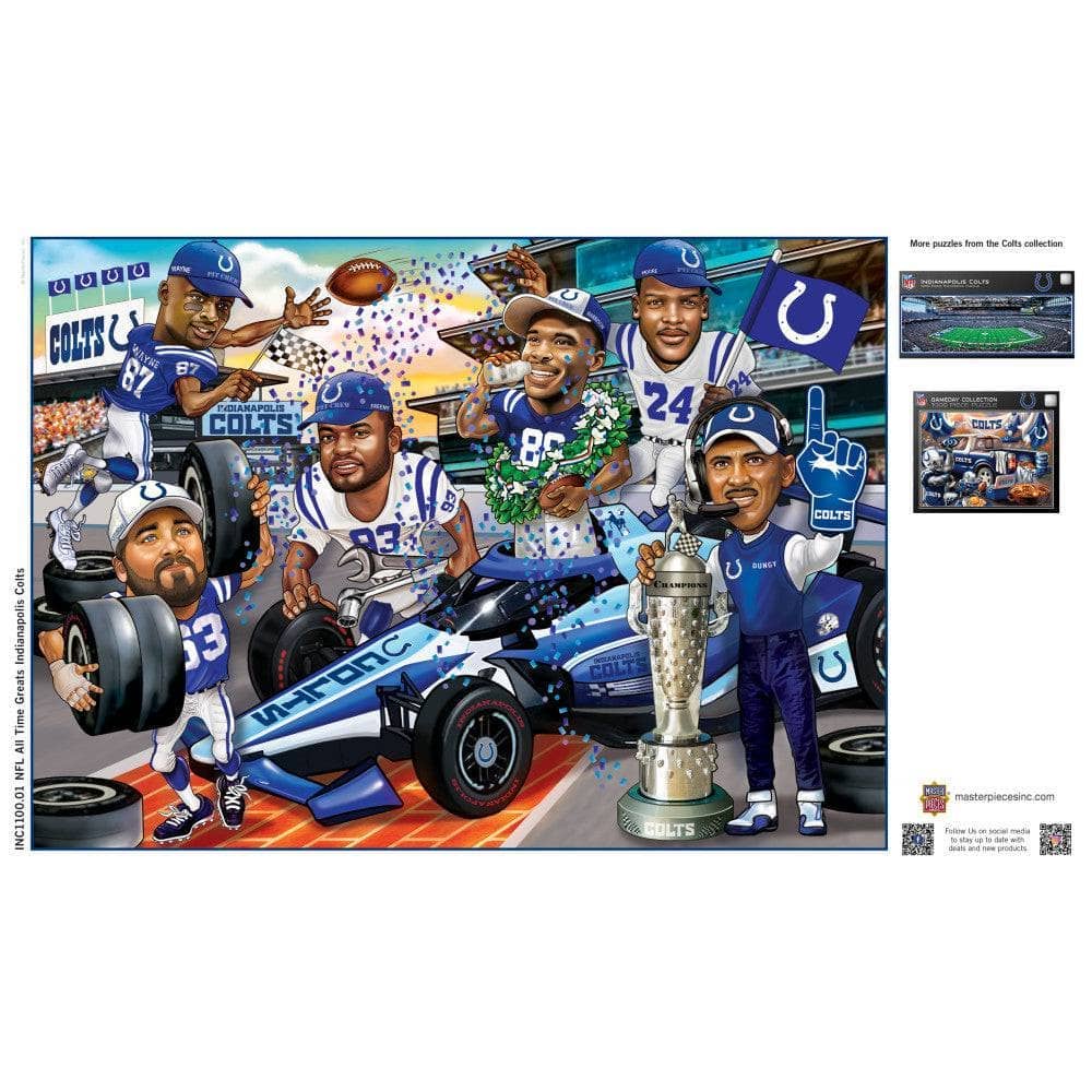 Indianapolis Colts - All Time Greats 500 Piece Jigsaw Puzzle