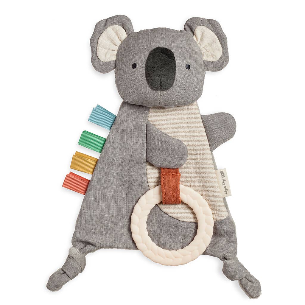 Bitzy Crinkle Sensory Toy with Teether - Koala