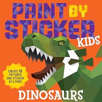 Paint by Sticker Kids Dinosaurs