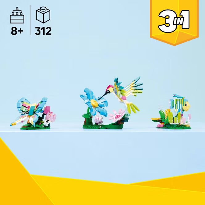 LEGO Creator 3-in-1 Wild Animals Colorful Hummingbird