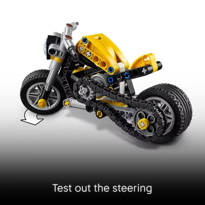 LEGO Technic Yellow Motorcycle