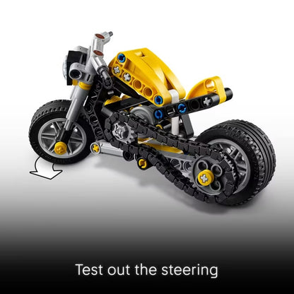 LEGO Technic Yellow Motorcycle