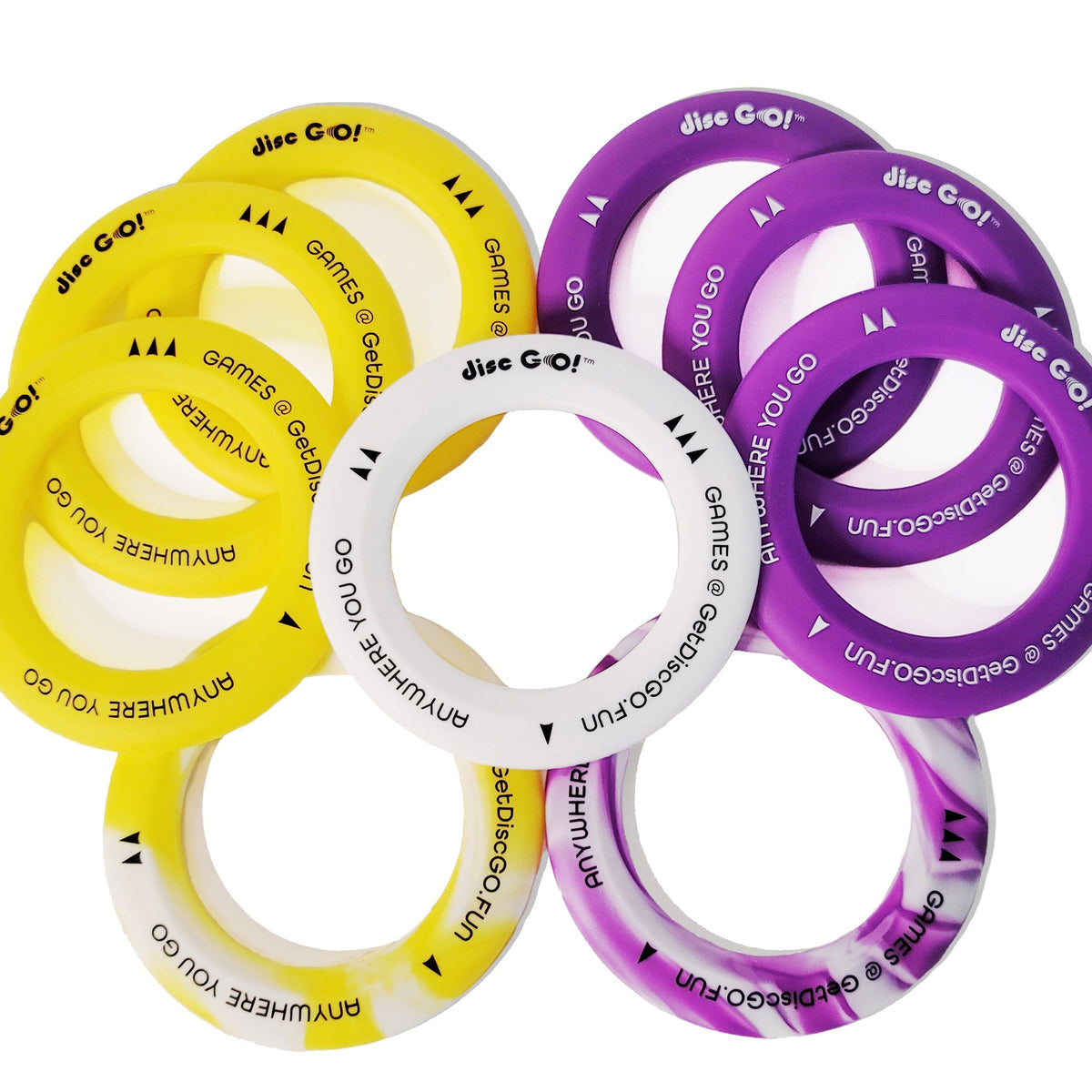 Disc GO! Original -Yellow, White, & Purple