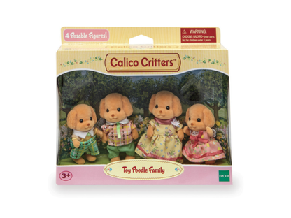 Calico Critters Toy Poodle Family