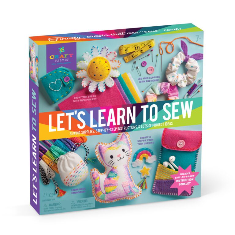 Craft-Tastic Let's Learn To Sew Kit