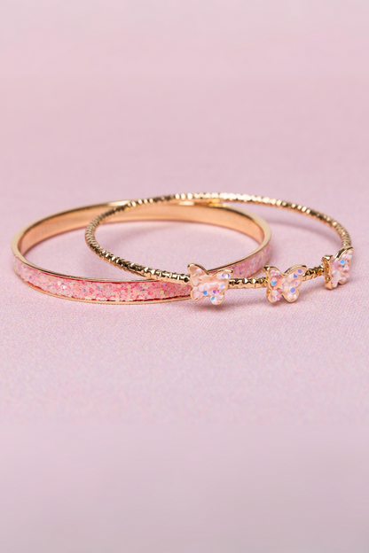 Boutique Chic Butterfly Bangles 2pcs