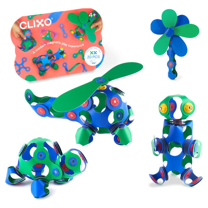 Clixo Crew Pack Green/Blue 30pc