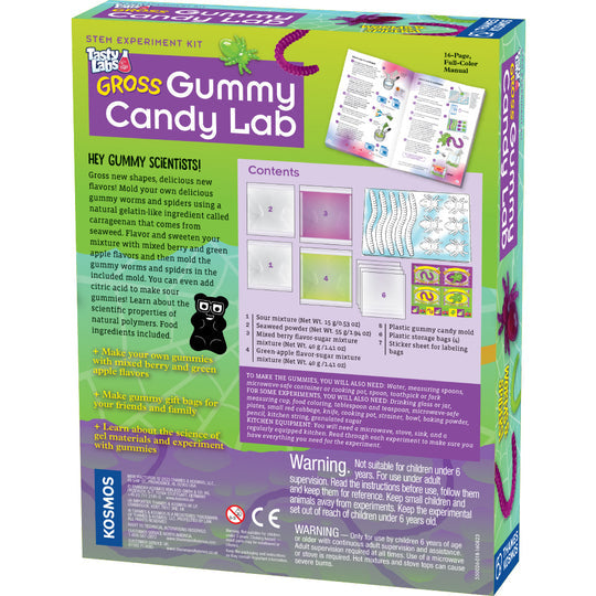 Gross Gummy Candy Lab: Worms & Spiders