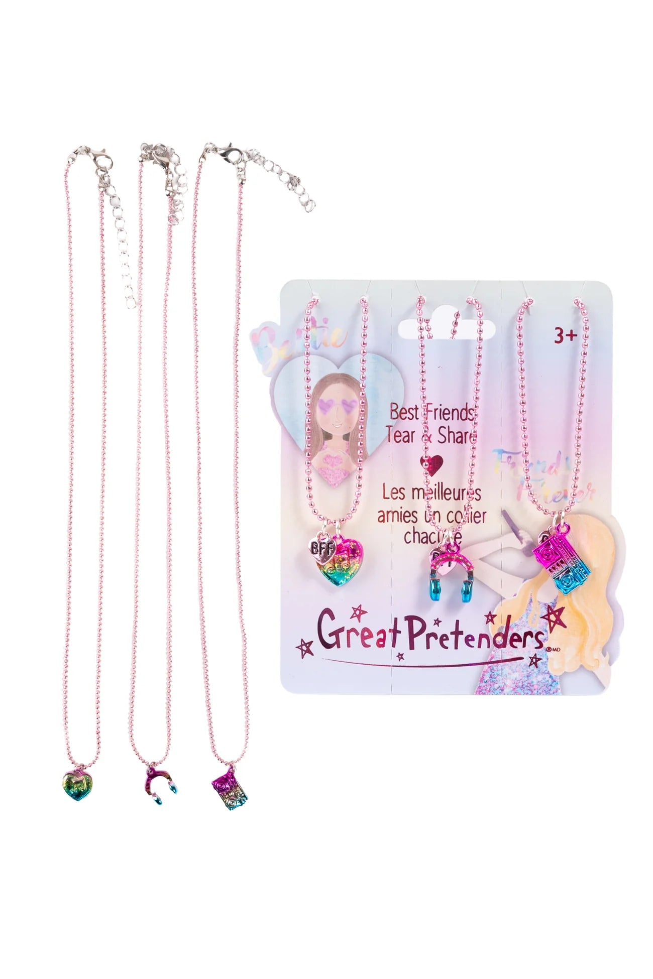 Taylor's Bestie Squad Tear & Share Necklaces