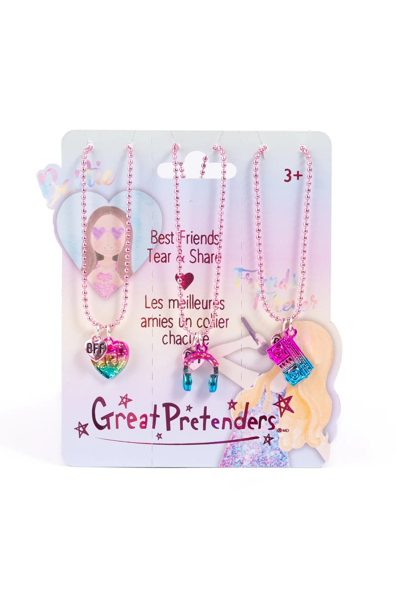 Taylor's Bestie Squad Tear & Share Necklaces