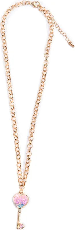 Boutique Chic Key to My Heart Necklace Assorted