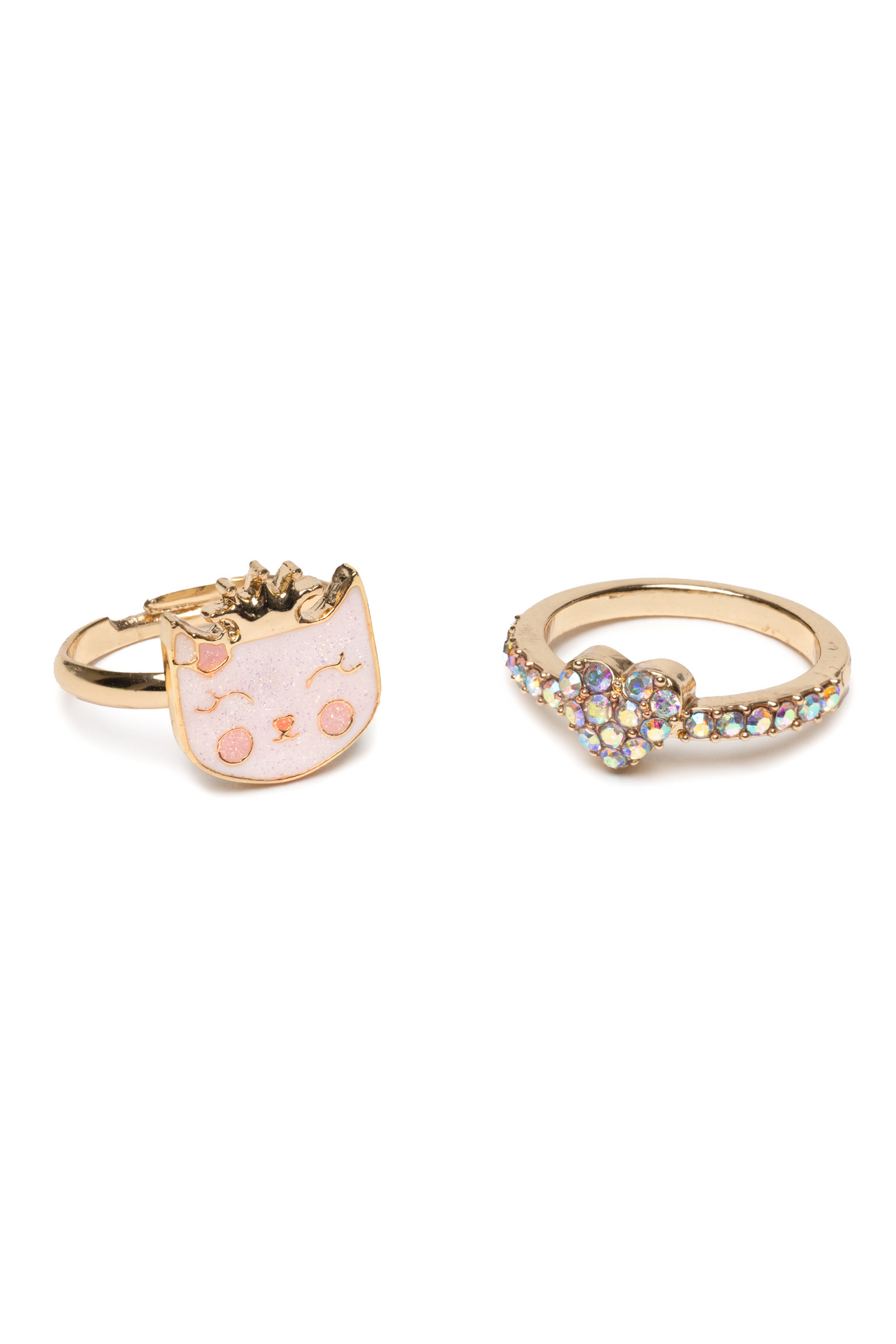 Boutique Kitty Love Ring Set 2pcs