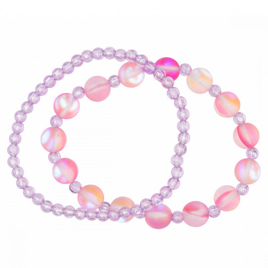 Boutique Shimmer Butterfly Bracelet 2pc Assorted