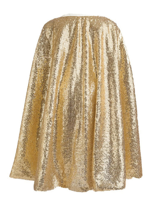 Gracious Gold Sequins Skirt Wings and Wand Size 4