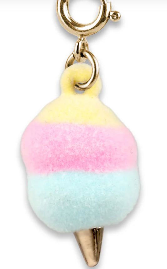 Gold Cotton Candy Charm