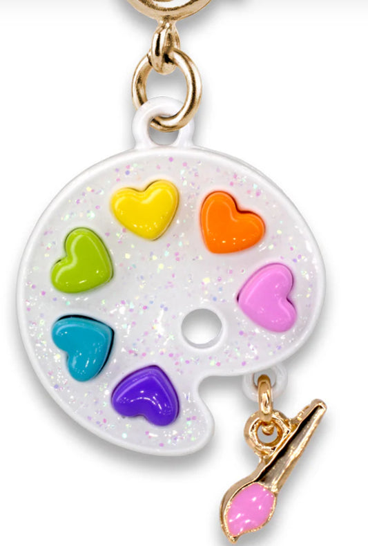 Gold Paint Pallette Charm
