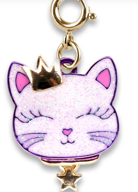 Gold Princess Kitty Charm