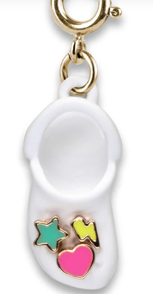 Gold Rubber Clog Charm