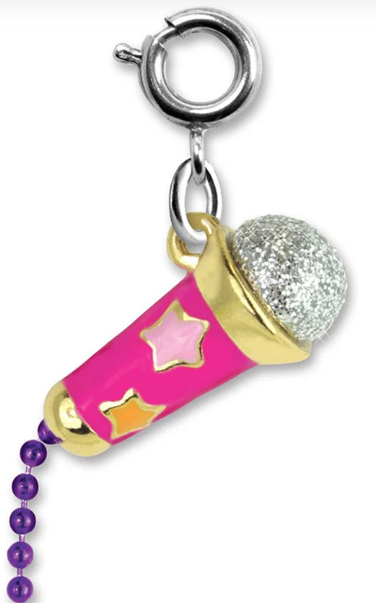 Star Microphone Charm