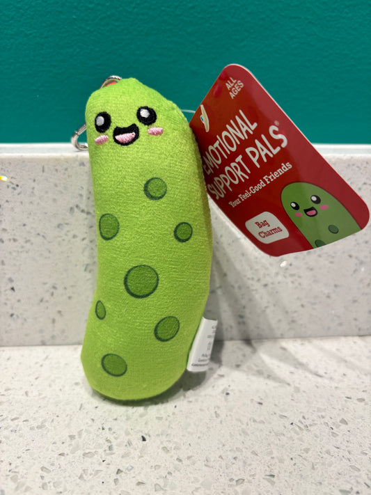 Emotional Support Pickles Bag Charm