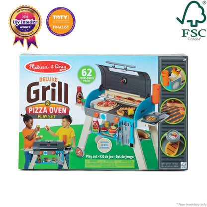 Deluxe Grill and Pizza Oven Playset