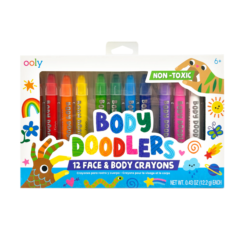 Body Doodlers Face & Body Crayons