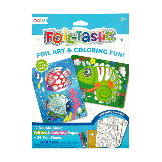 Foil-tastic Foil Art & Coloring Fun Awesome Animals