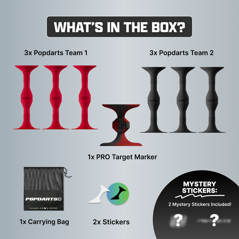 Popdarts Pro Pack (Red & Black)