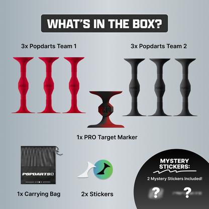 Popdarts Pro Pack (Red & Black)