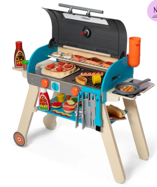 Deluxe Grill and Pizza Oven Playset