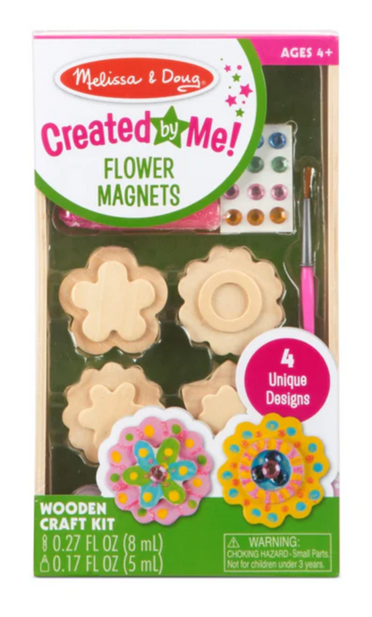 Created By Me Flower Magnets