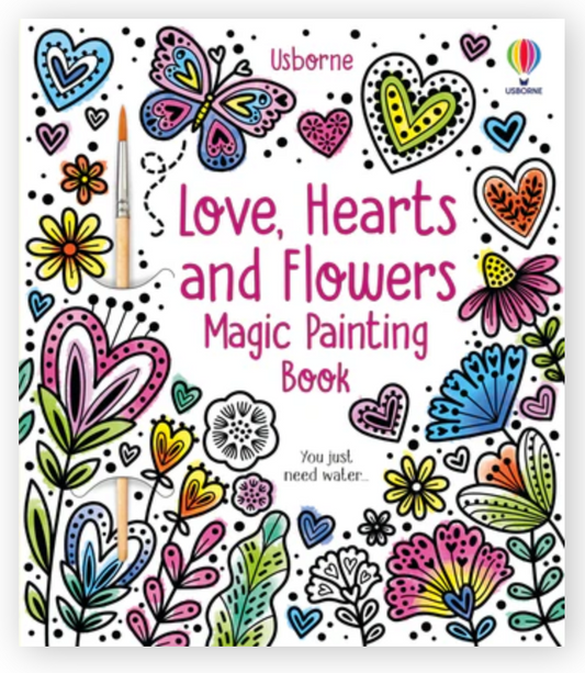 Love, Hearts and Flowers Magic Painting