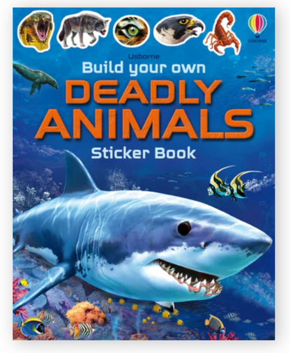 Build Your Own Deadly Animals Sticker Book