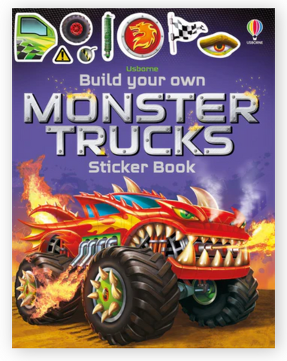 Build Your Own Monster Trucks Sticker Book