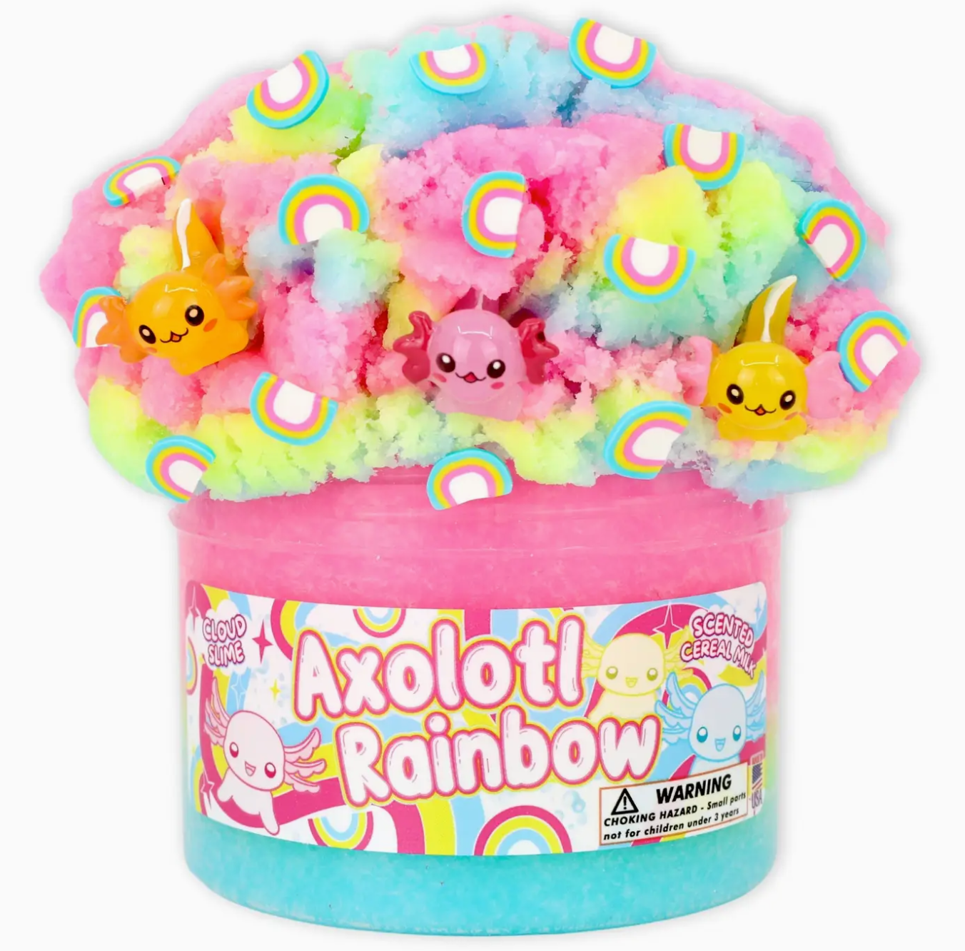 Axolotl Rainbow Slime
