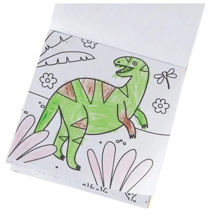 Carry-Along Coloring Book Set Dinoland