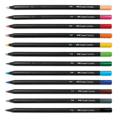 Black Edition Colored Pencils - 12 ct.