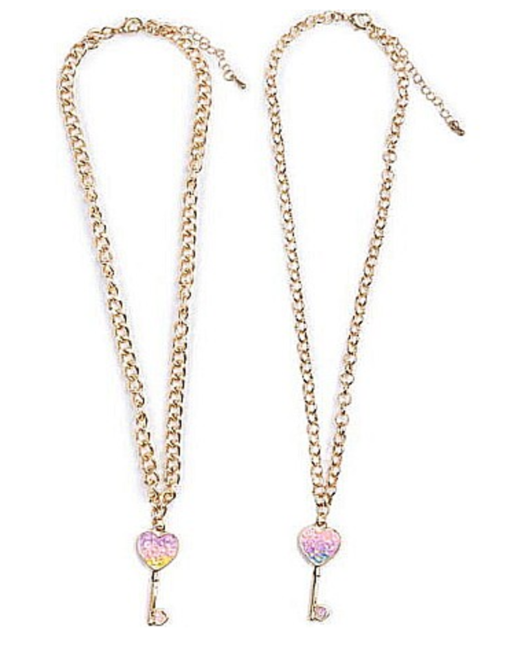 Boutique Chic Key to My Heart Necklace Assorted