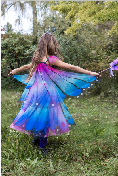 Butterfly Twirl Dress/Wings/HB Blue/Purple