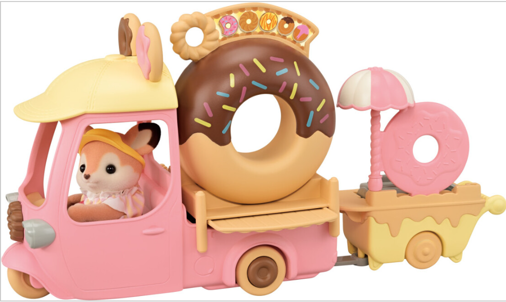 Calico Critters Dip Dip Donuts Wagon