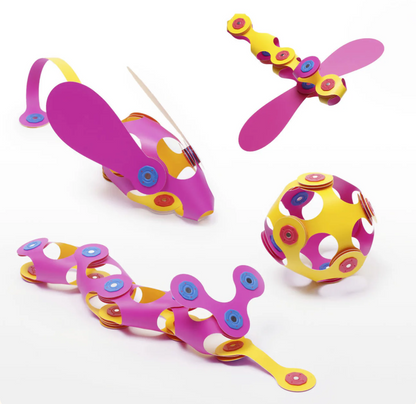Clixo Itsy Pack Pink/Yellow 18pc