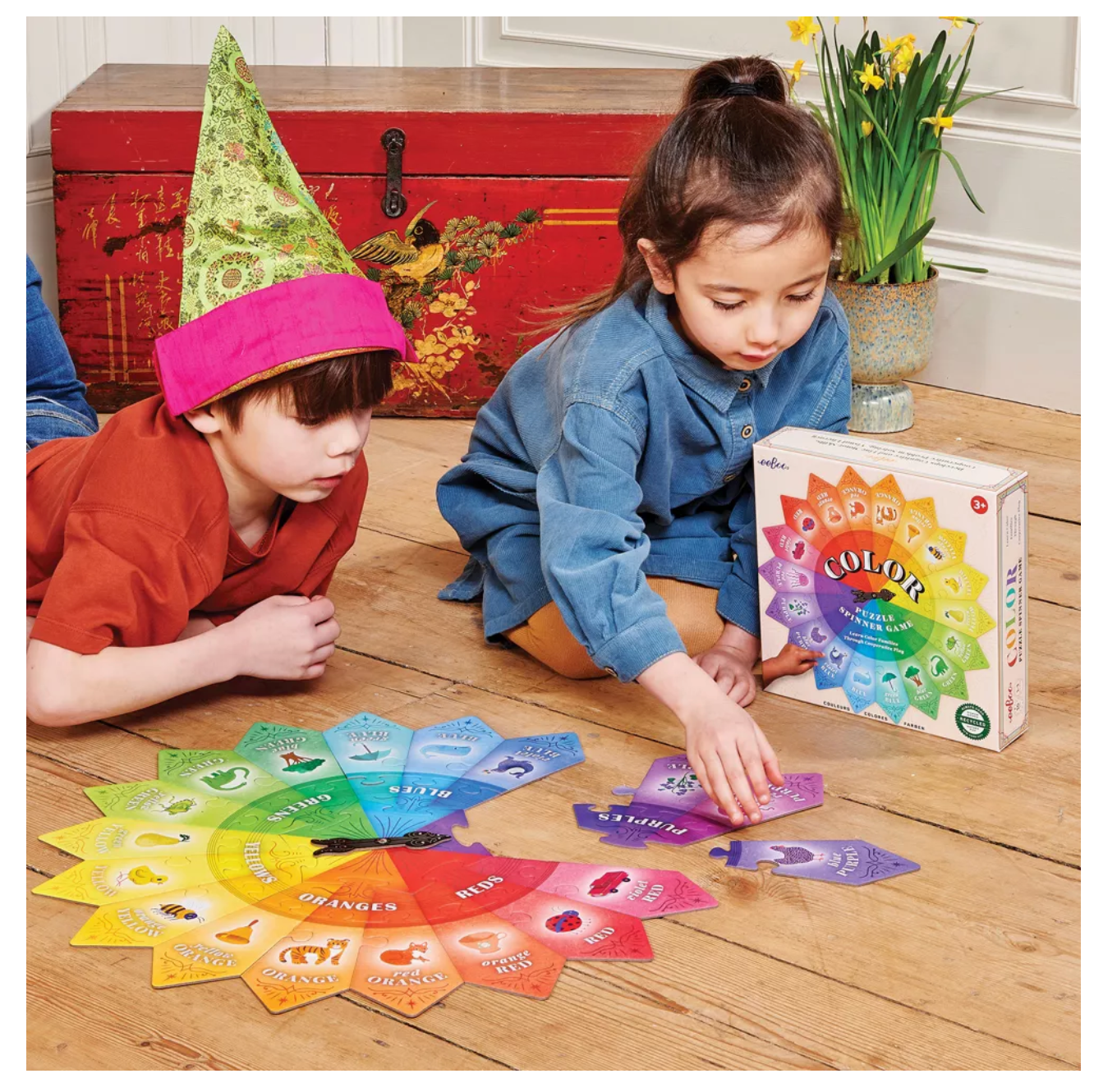 Color Puzzle Spinner Game