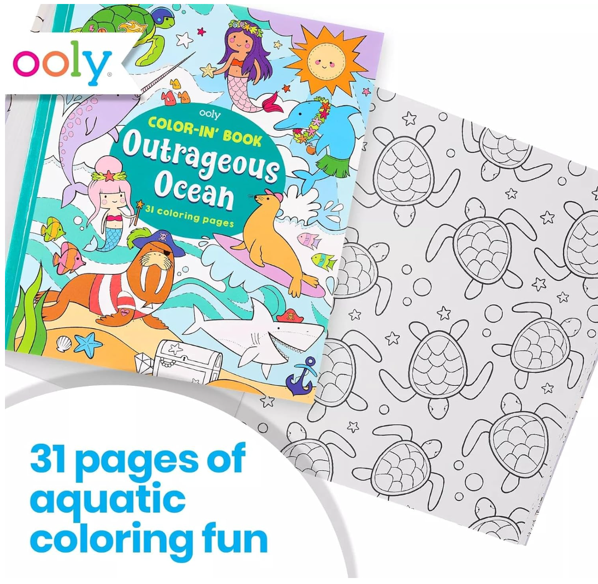 Color-in Book Outrageous Ocean